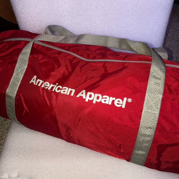 American Apparel Other - American Apparel, Nylon Gym Bag, Red